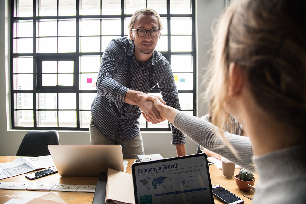 Partnership handshake